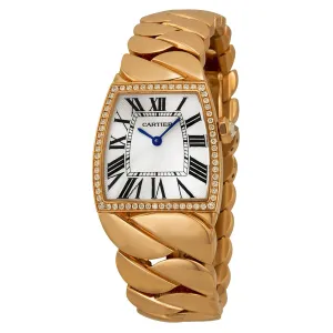Cartier La Dona de Cartier Silver Dial 18kt Rose Gold Ladies Watch WE60050I