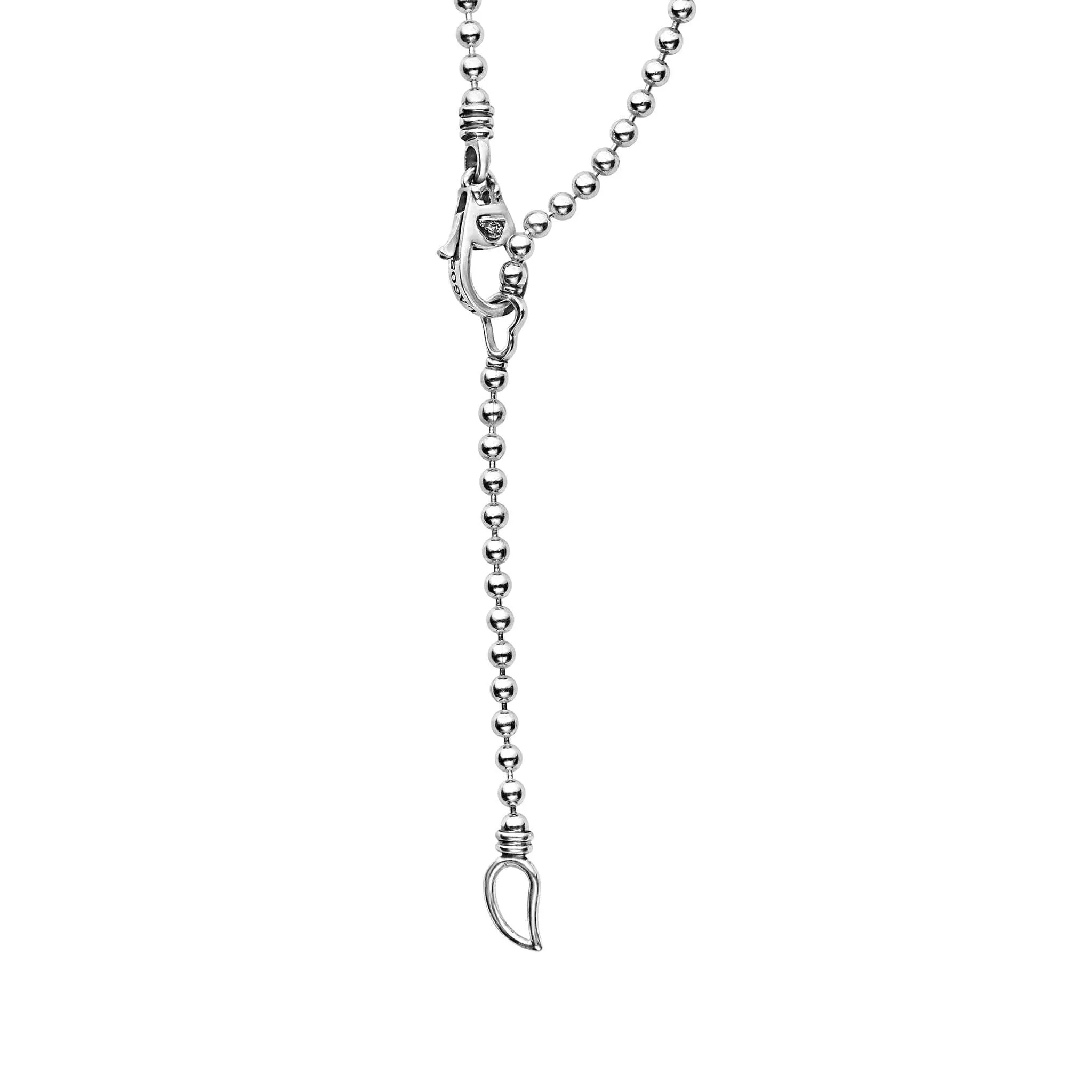 Caviar Spark Linear Diamond Pendant Necklace
