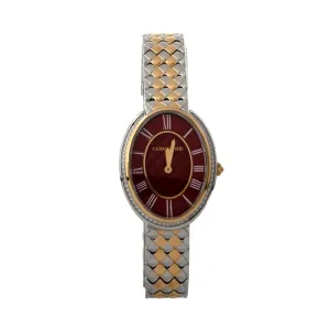 Cerruti Ladies Watch Stainless Steel / Gold Plated Case With Rose Gold Plated Dial & Stainless Steel Gold Plated Metal Bracelet