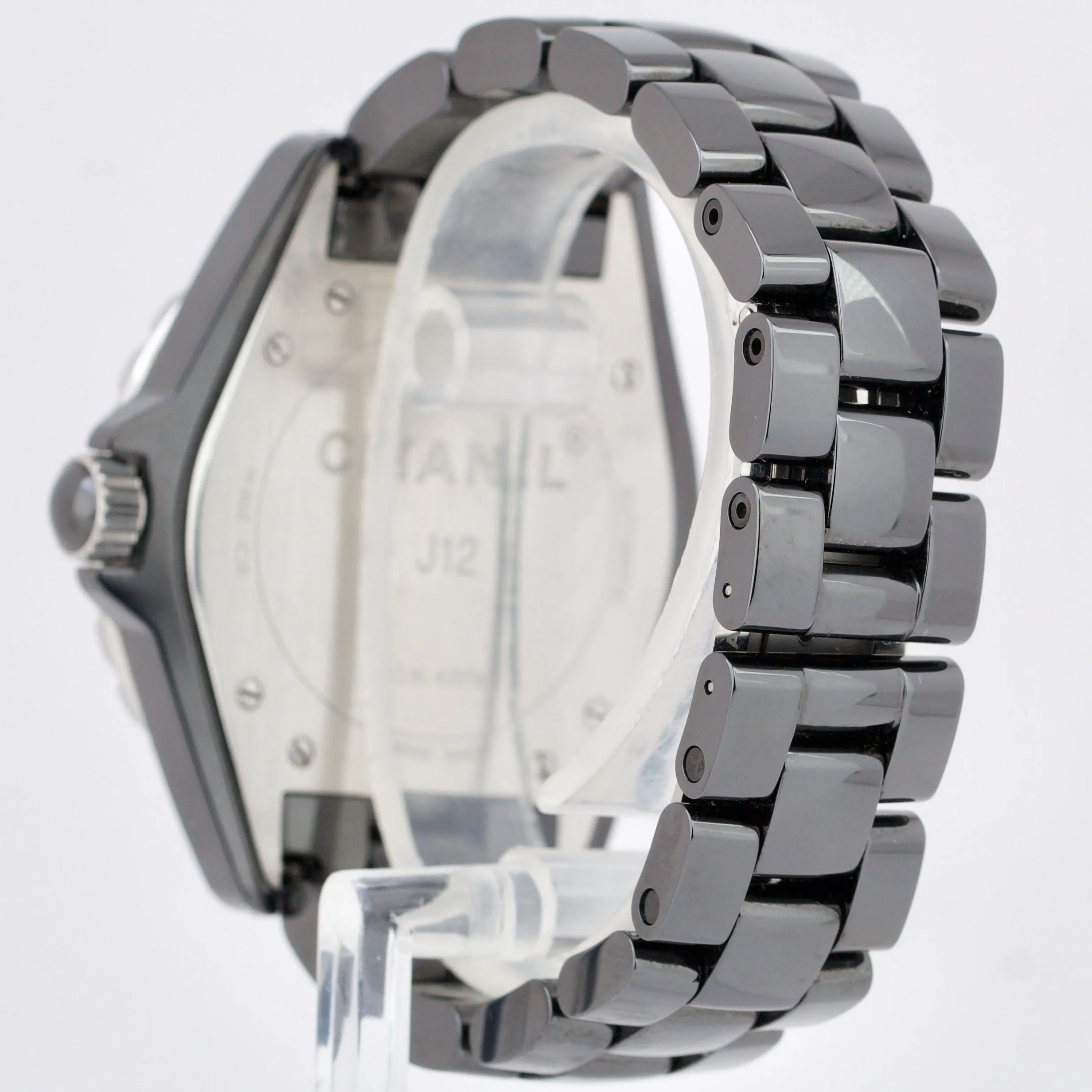 Chanel J12 Black Ceramic Stainless Steel Automatic 42mm Chronograph Watch H3131