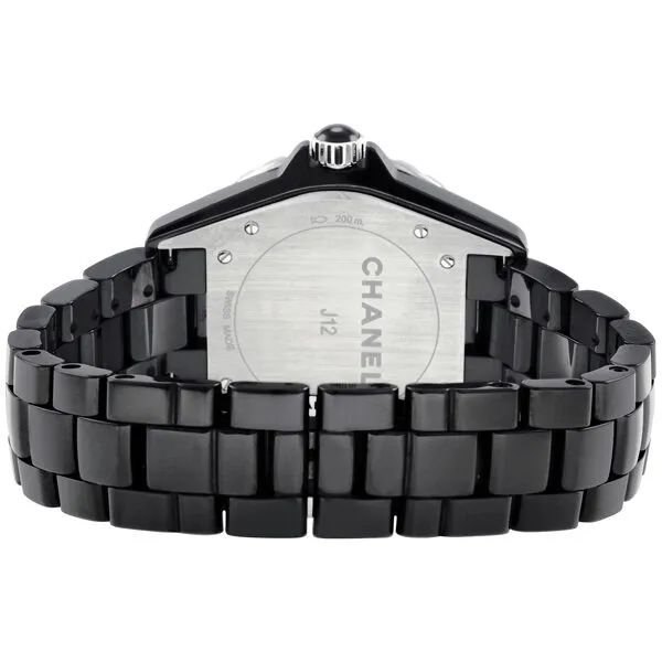Chanel J12 Black Dial Ceramic Automatic Unisex Watch H2980