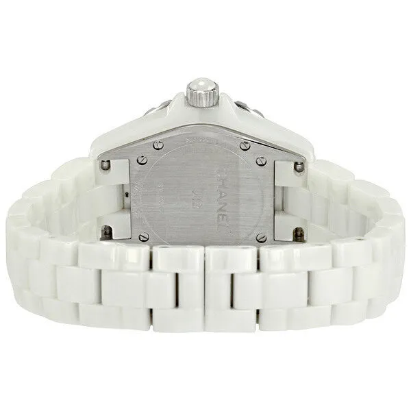 Chanel J12 Quartz White Dial Ladies Watch H0968