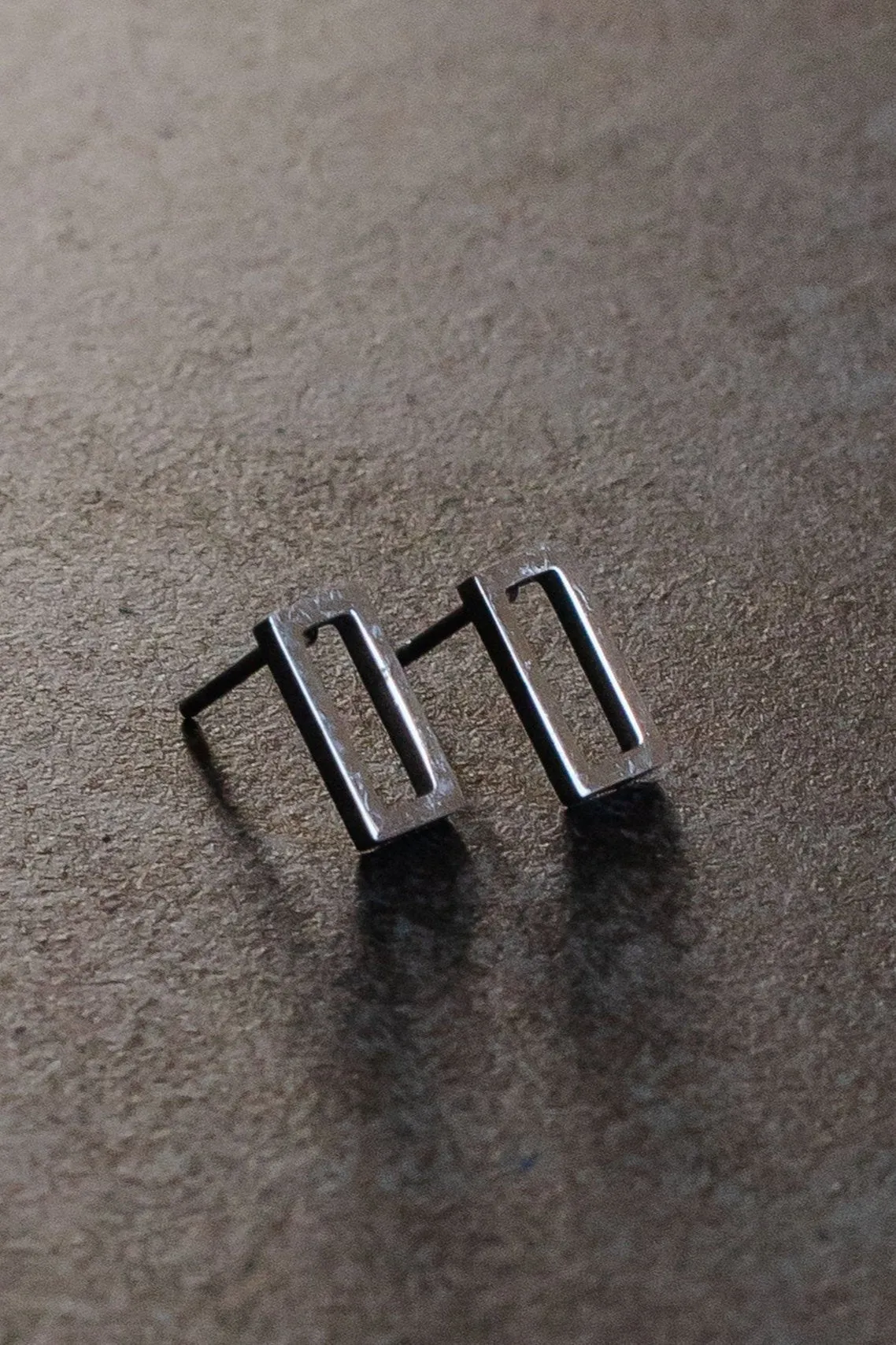 Cherie Stud Earrings Silver