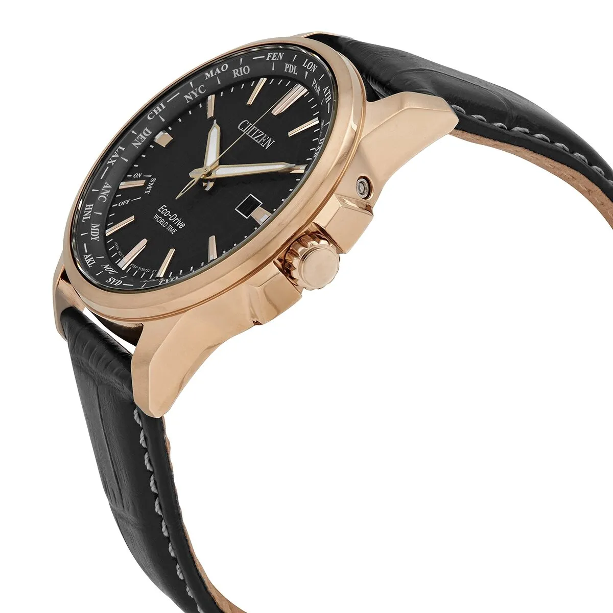 Citizen Brycen World Time Black Dial Men's Watch BX1003-08E
