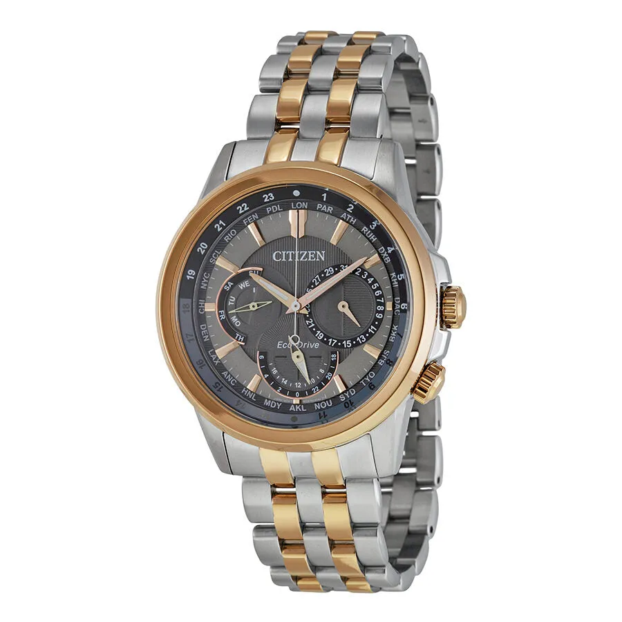 Citizen Calendrier Eco-Drive Dark Grey Dial Men's Watch BU2026-57H