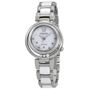 Citizen L Sunrise White Diamond-Accented Dial Ladies Watch EM0320-83A
