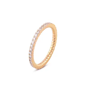 Classic Diamond Eternity Diamond Ring in Yellow Gold