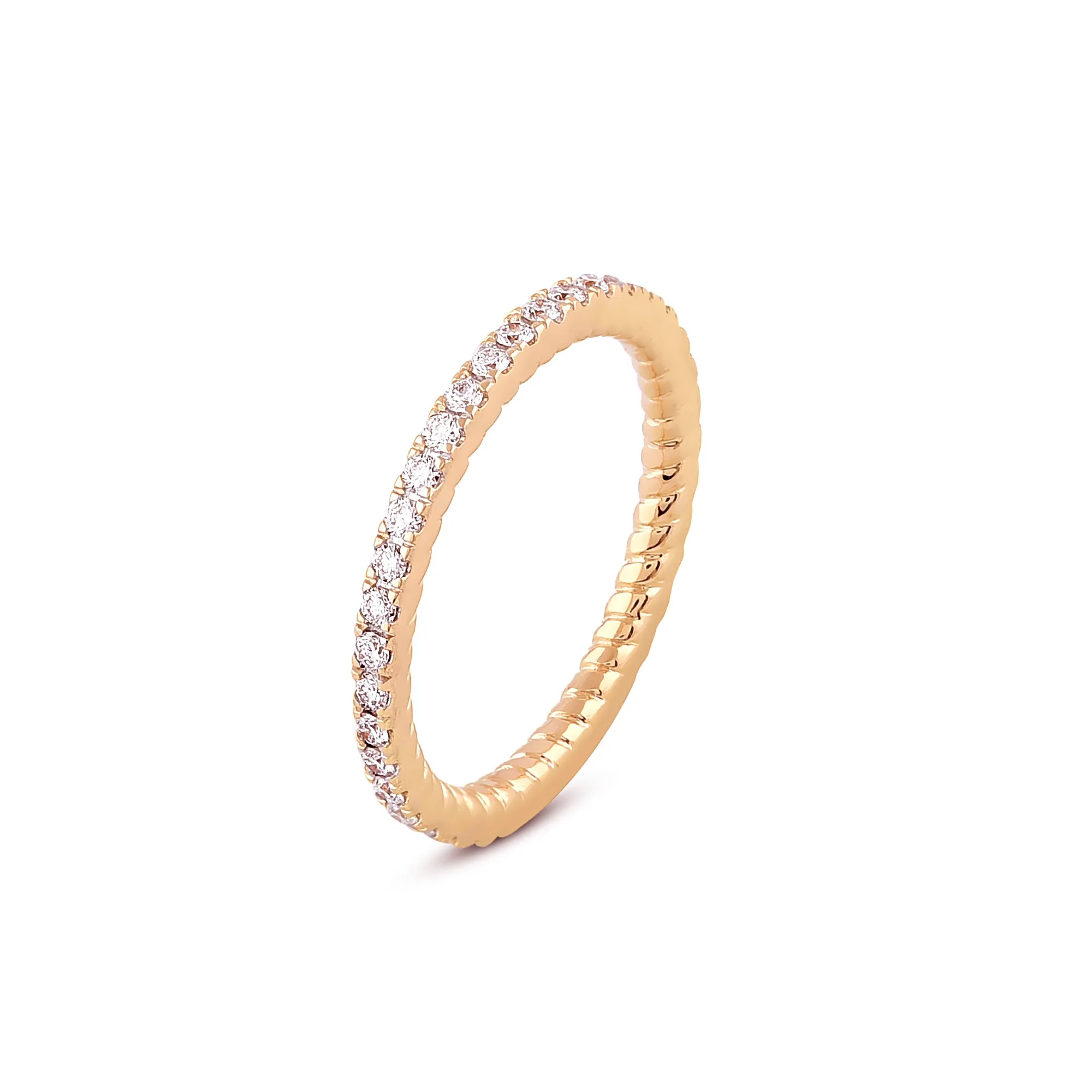 Classic Diamond Eternity Diamond Ring in Yellow Gold