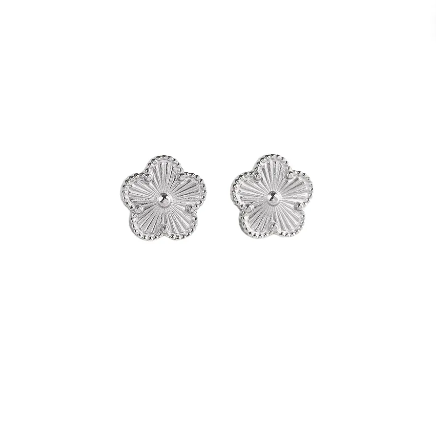Clover Stud Earrings - Gold