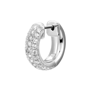 Cluster Hoop Earring