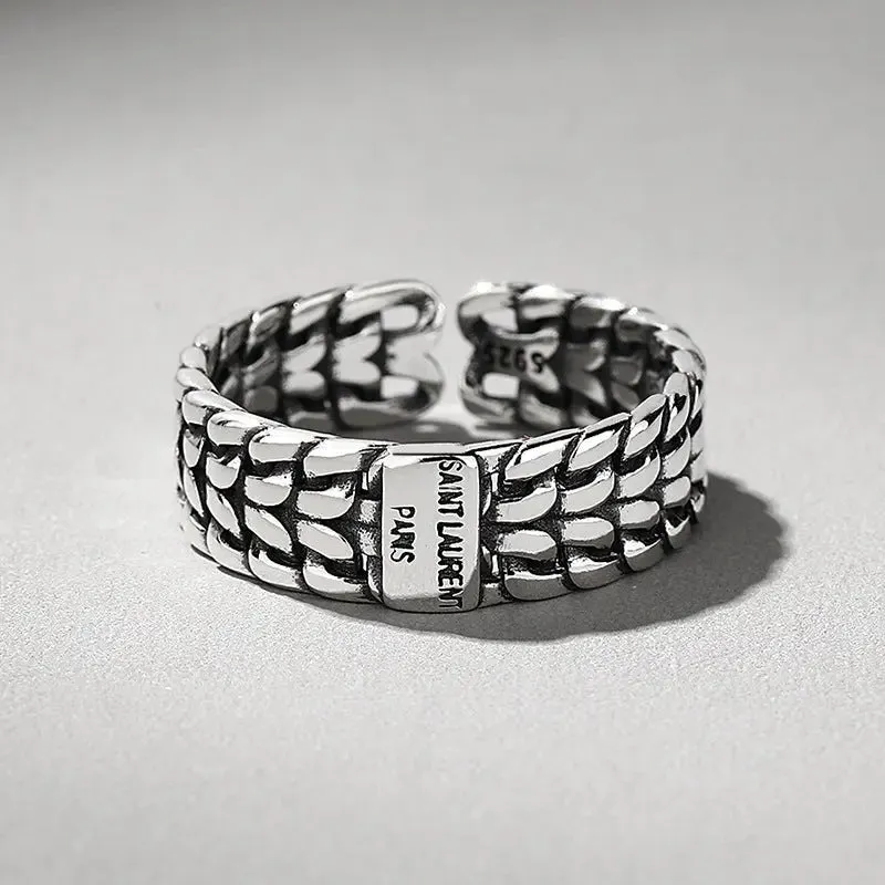 Conjunto de Anéis Stackable em Prata Esterlina: Estilo Moderno e Versátil