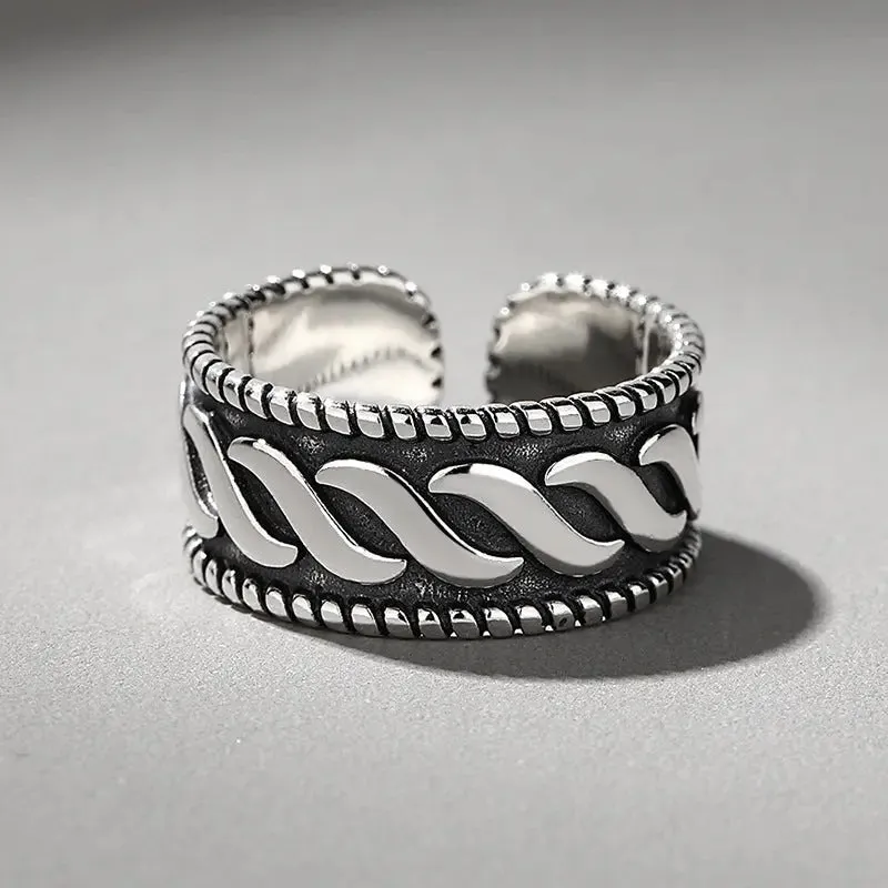 Conjunto de Anéis Stackable em Prata Esterlina: Estilo Moderno e Versátil