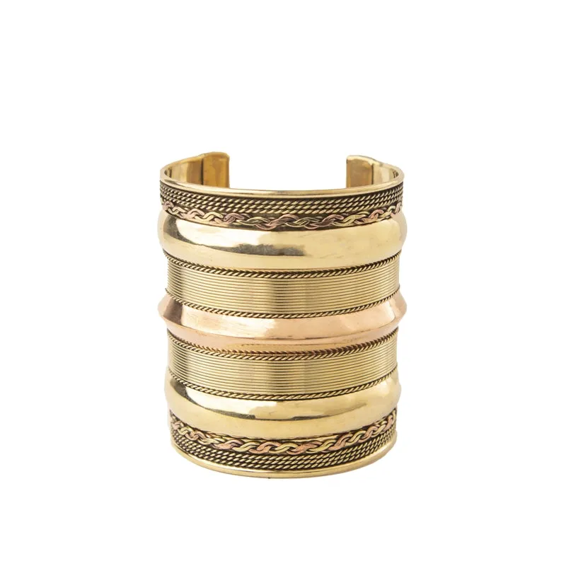 Copper Bracelet for Men and Women 99.9% Pure Copper Fashion Bangle 6.8" Adjustable Size Healthy Bracelet