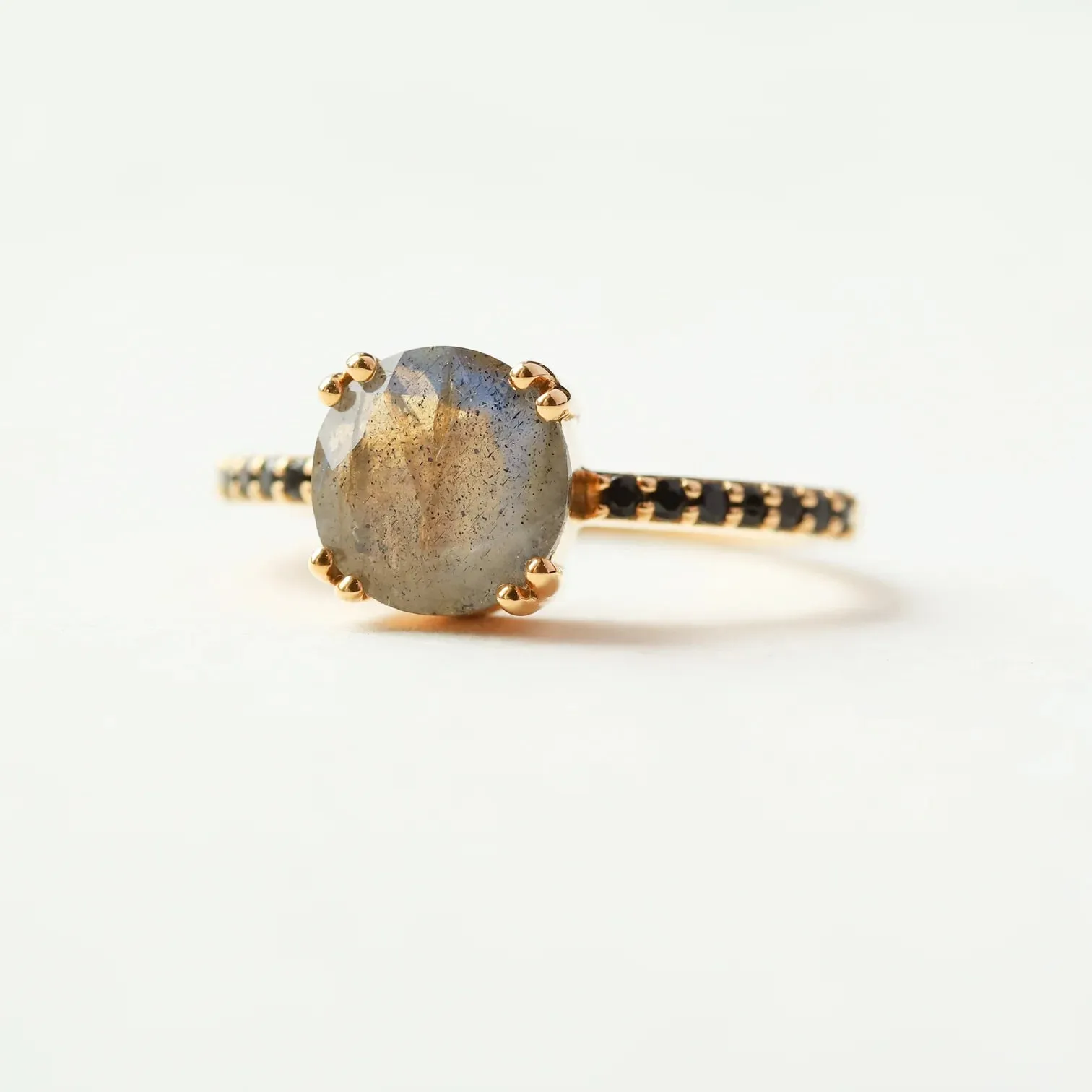 Corinne Labradorite Solitaire Ring
