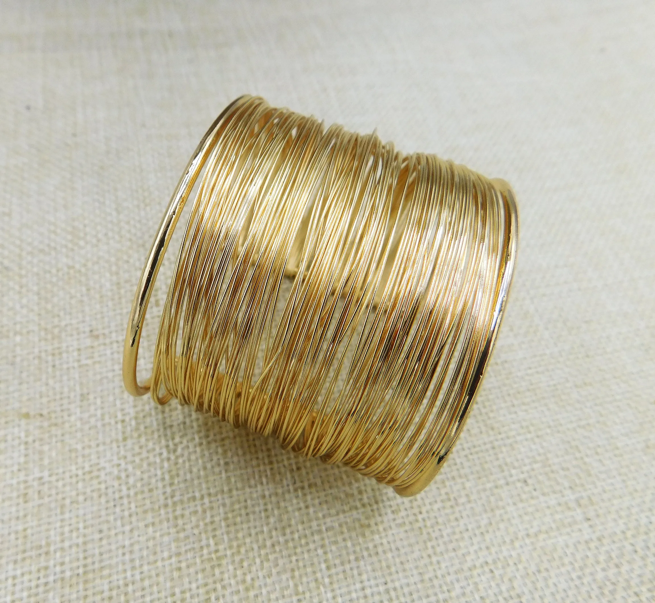 Cuff Bracelet Silver Gold Bangle Multilayer Jewelry Women
