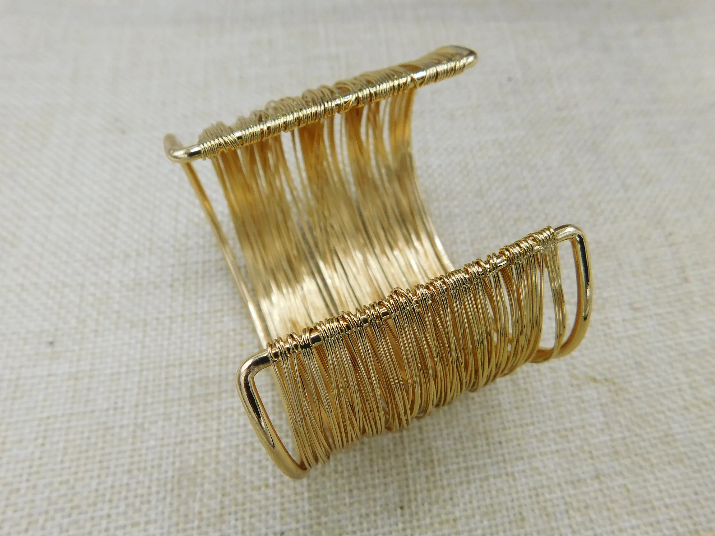 Cuff Bracelet Silver Gold Bangle Multilayer Jewelry Women