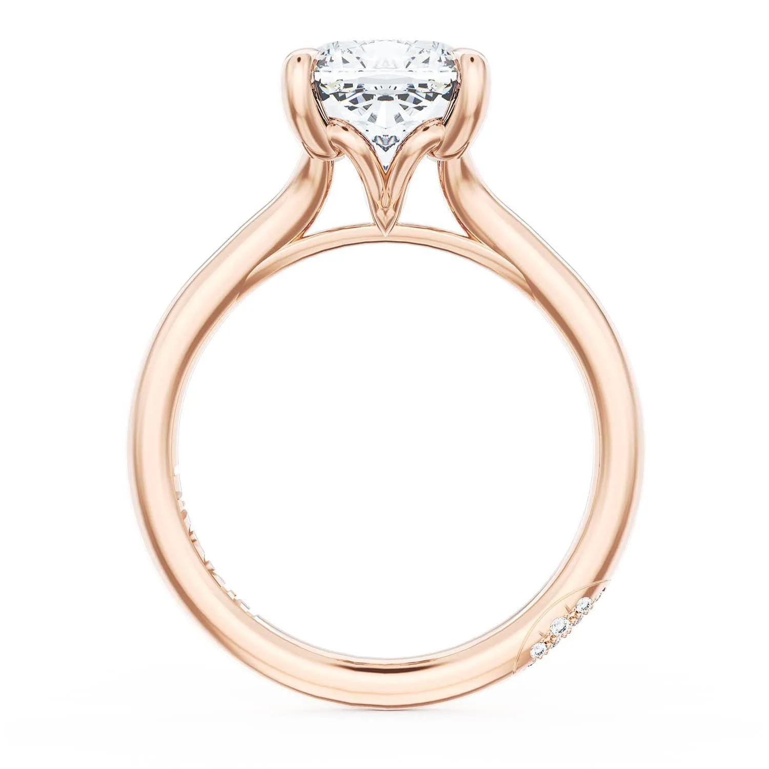 Cushion Solitaire Engagement Ring
