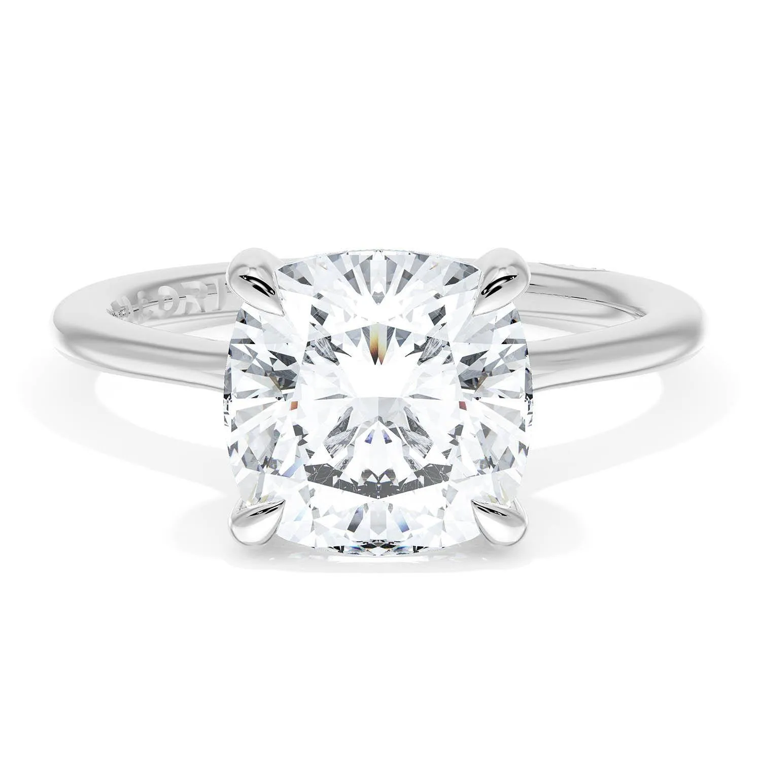 Cushion Solitaire Engagement Ring