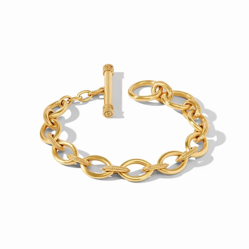 Delphine Link Bracelet, gold