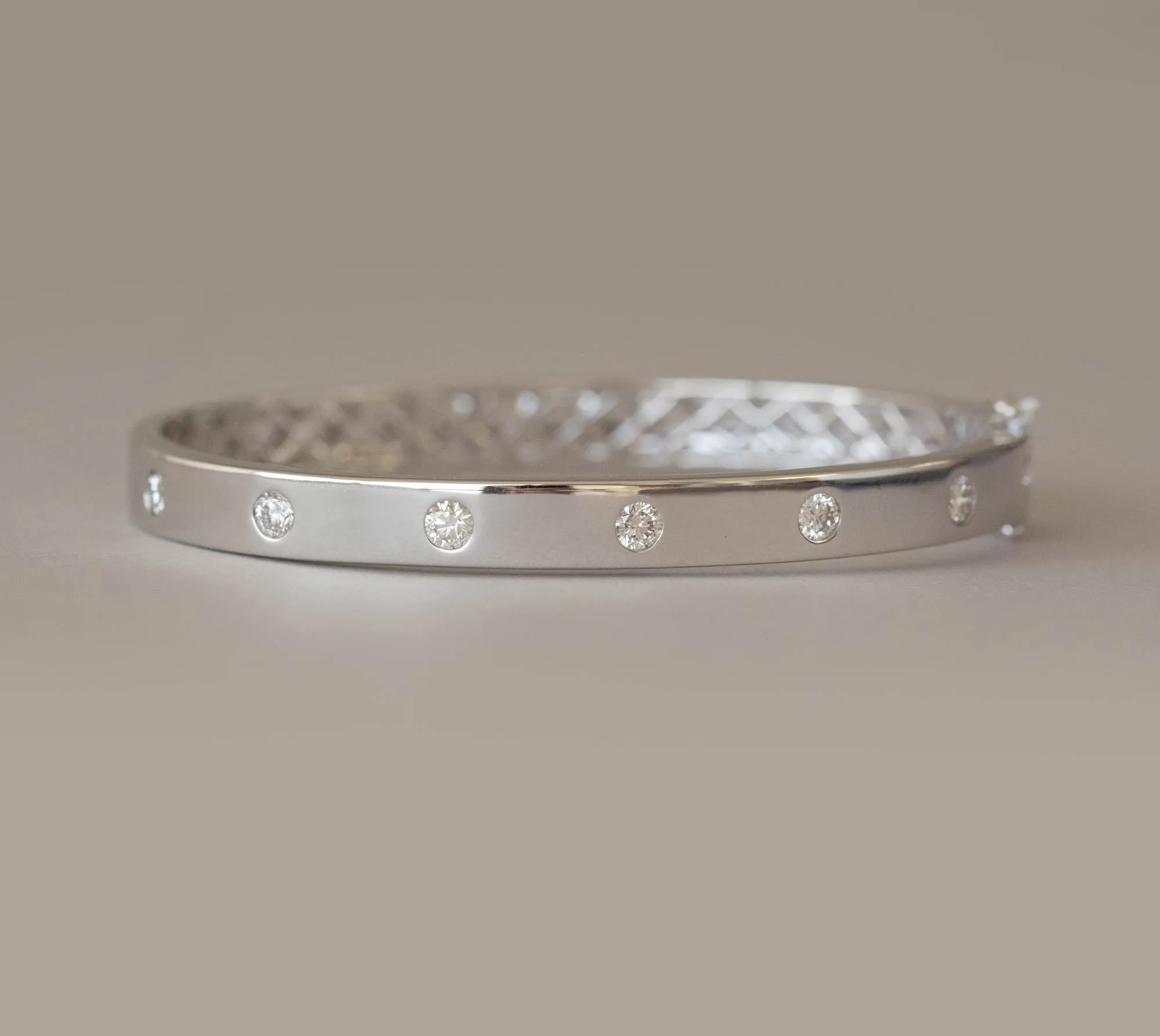 Diamond Bangle Bracelet (Made to Order)