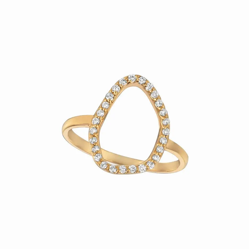 DIAMOND RING 14K GOLD (0.22 CTW) 1