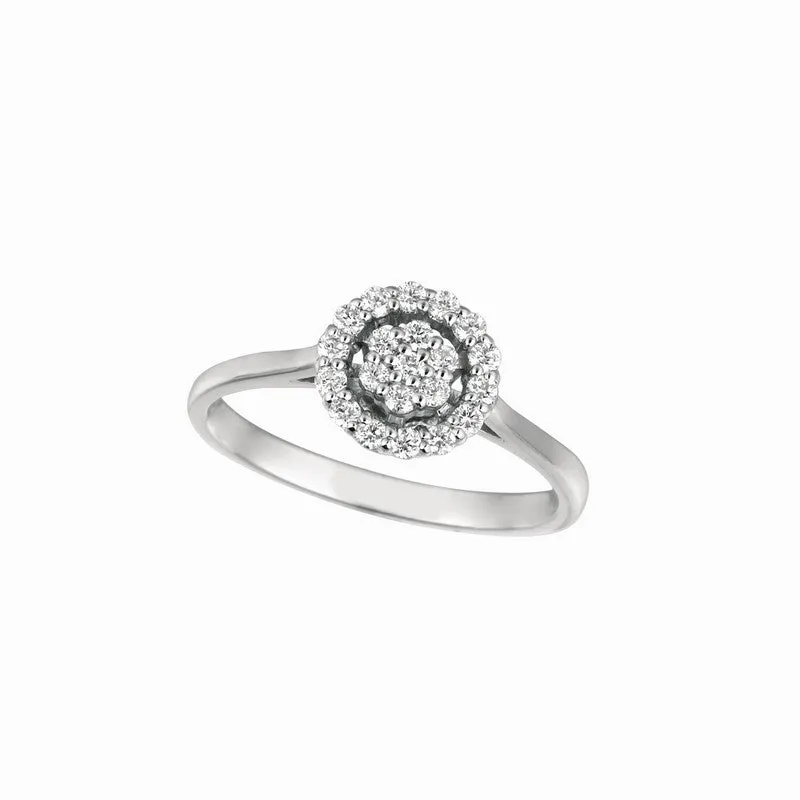 DIAMOND RING 14K GOLD (0.33 CTW) R7119.33WD