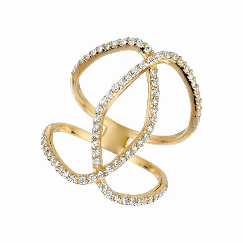 DIAMOND RING 14K GOLD (0.75 CTW) 5