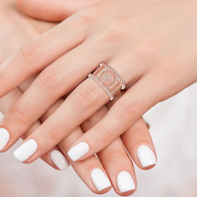 DIAMOND RING 14K GOLD (0.75 CTW) 7