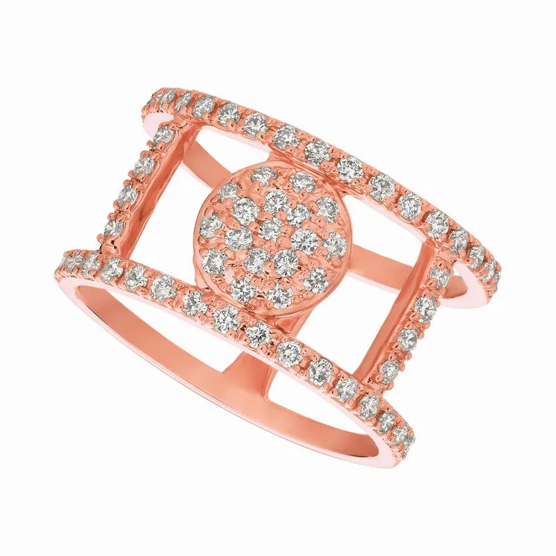 DIAMOND RING 14K GOLD (0.75 CTW) 7