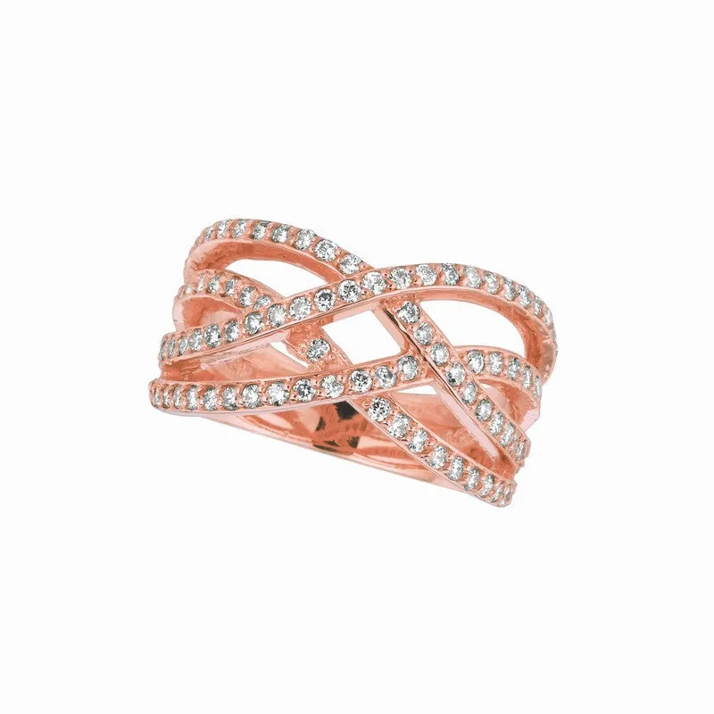 DIAMOND RING 14K GOLD (0.76 CTW) 1
