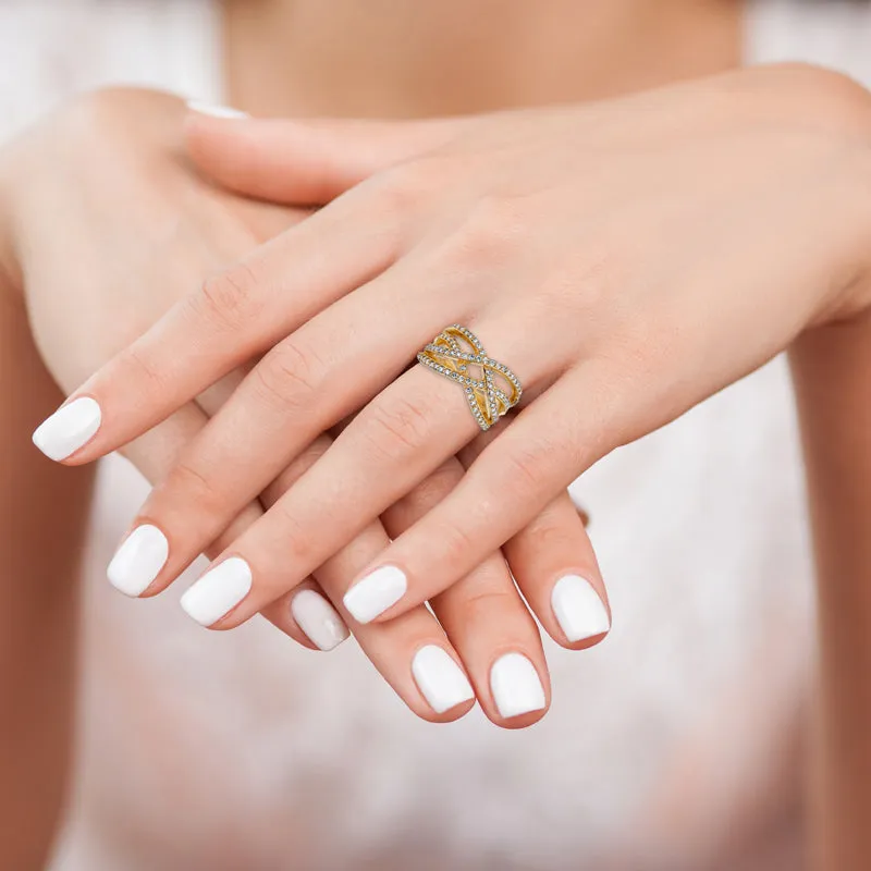 DIAMOND RING 14K GOLD (0.76 CTW) 1