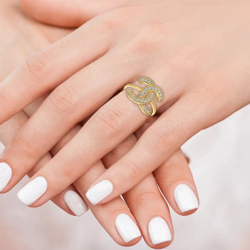DIAMOND RING 14K OLD (0.5 CTW)
