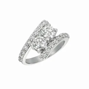 DIAMOND RING 14K ROSE GOLD (2 CTW) 1