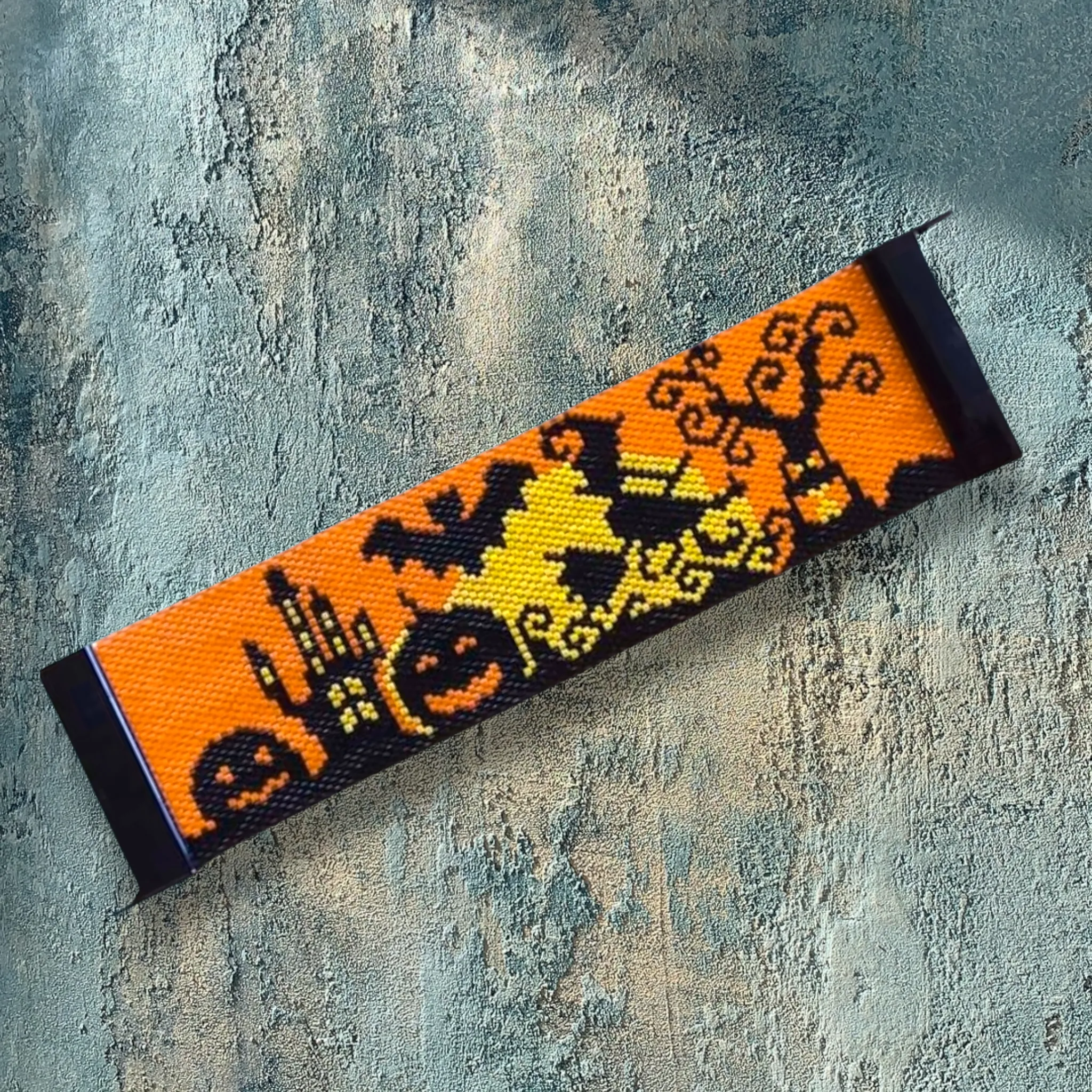 DIY Loom Pattern - Bracelet HALLOWEEN