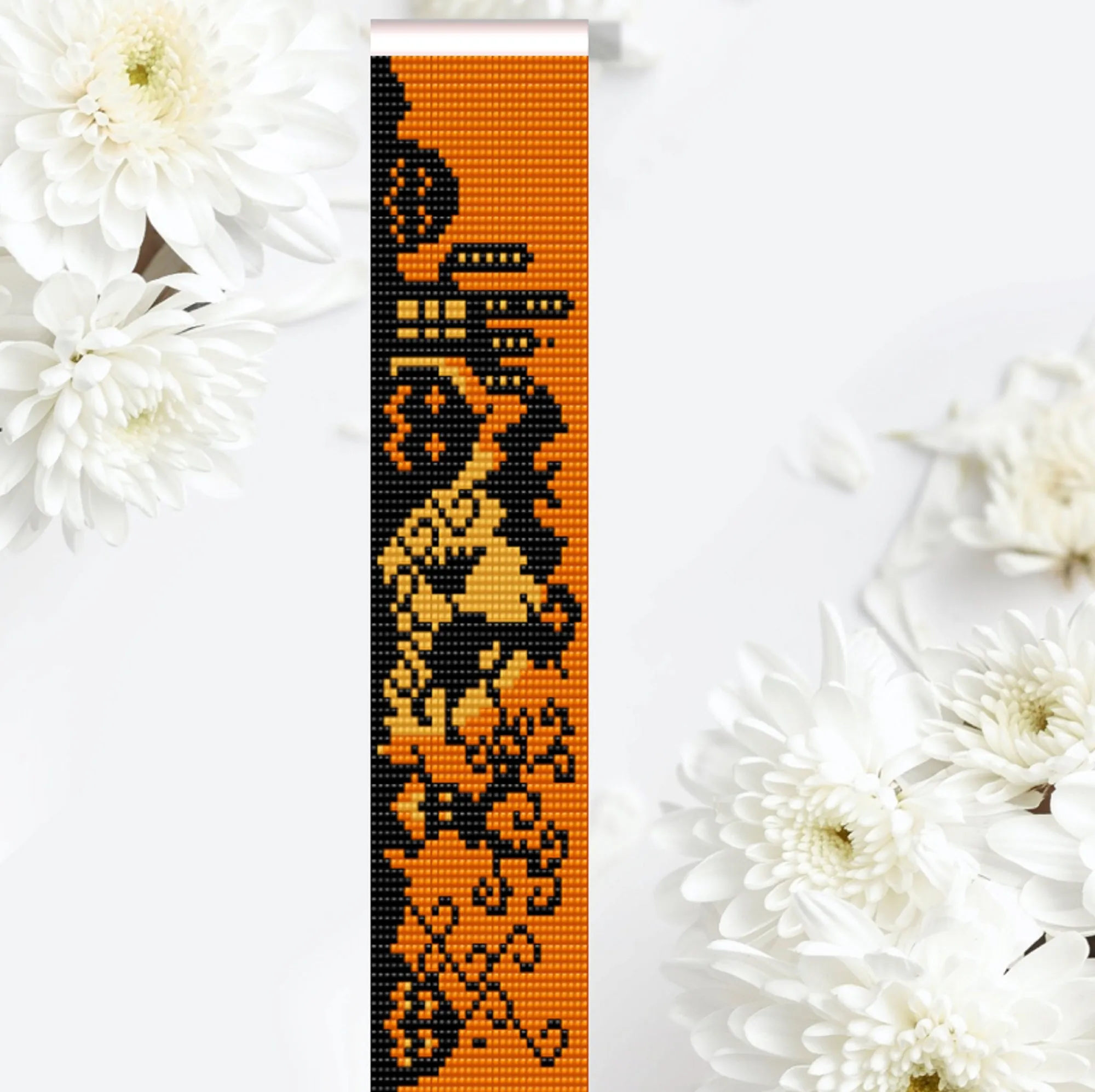 DIY Loom Pattern - Bracelet HALLOWEEN