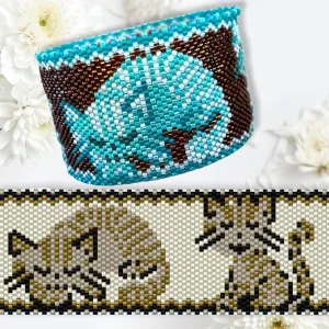 DIY Pattern Bracelet CHAT TABBY