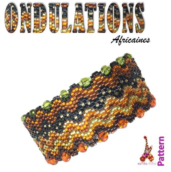 DIY Pattern - Bracelet ONDULATIONS AFRICAINES