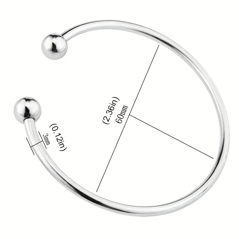 DIY Stainless Steel Open Cuff Bangle Bracelet