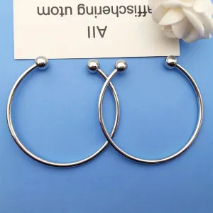 DIY Stainless Steel Open Cuff Bangle Bracelet