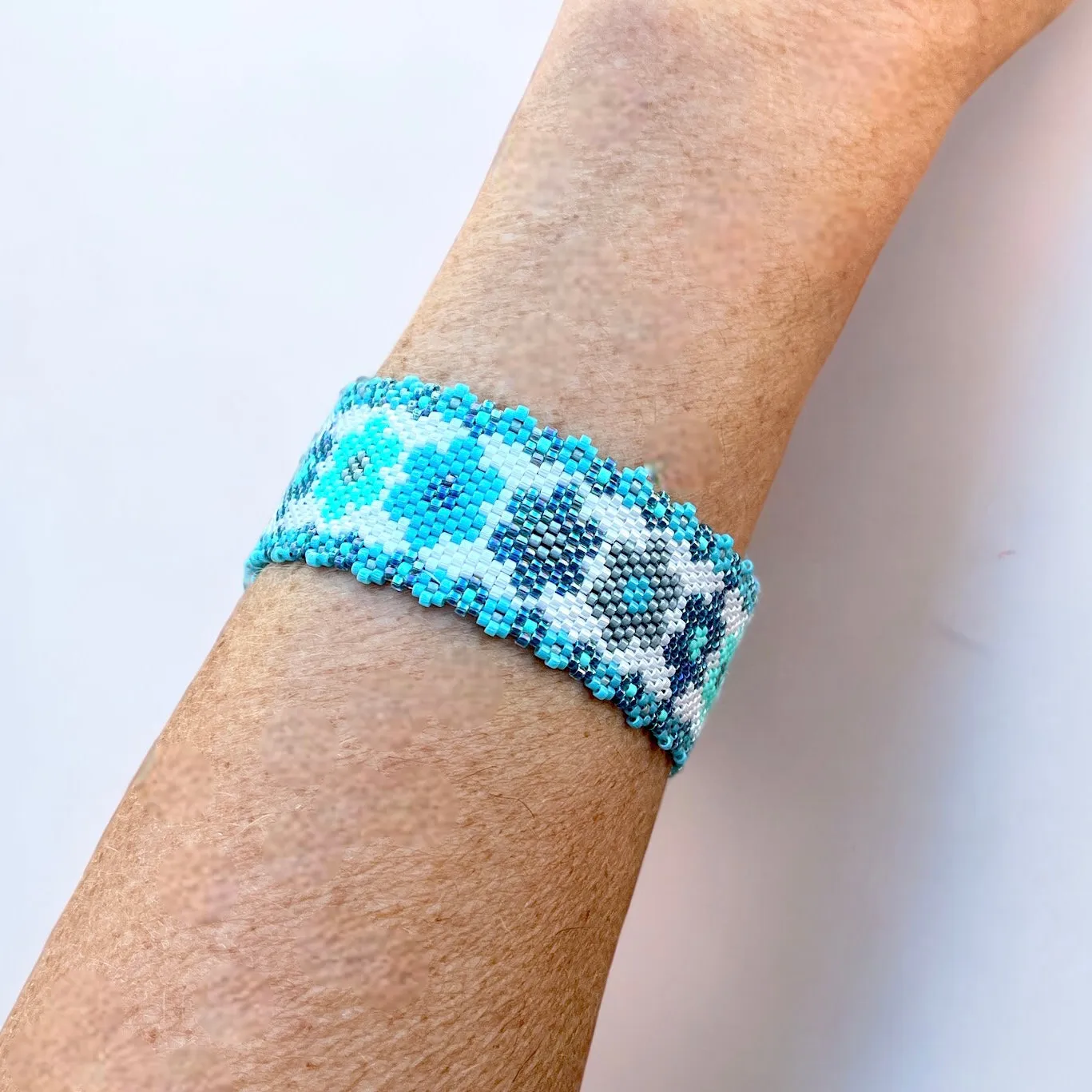 DIY Vertical Peyote Pattern - Bracelet ARABIS-2