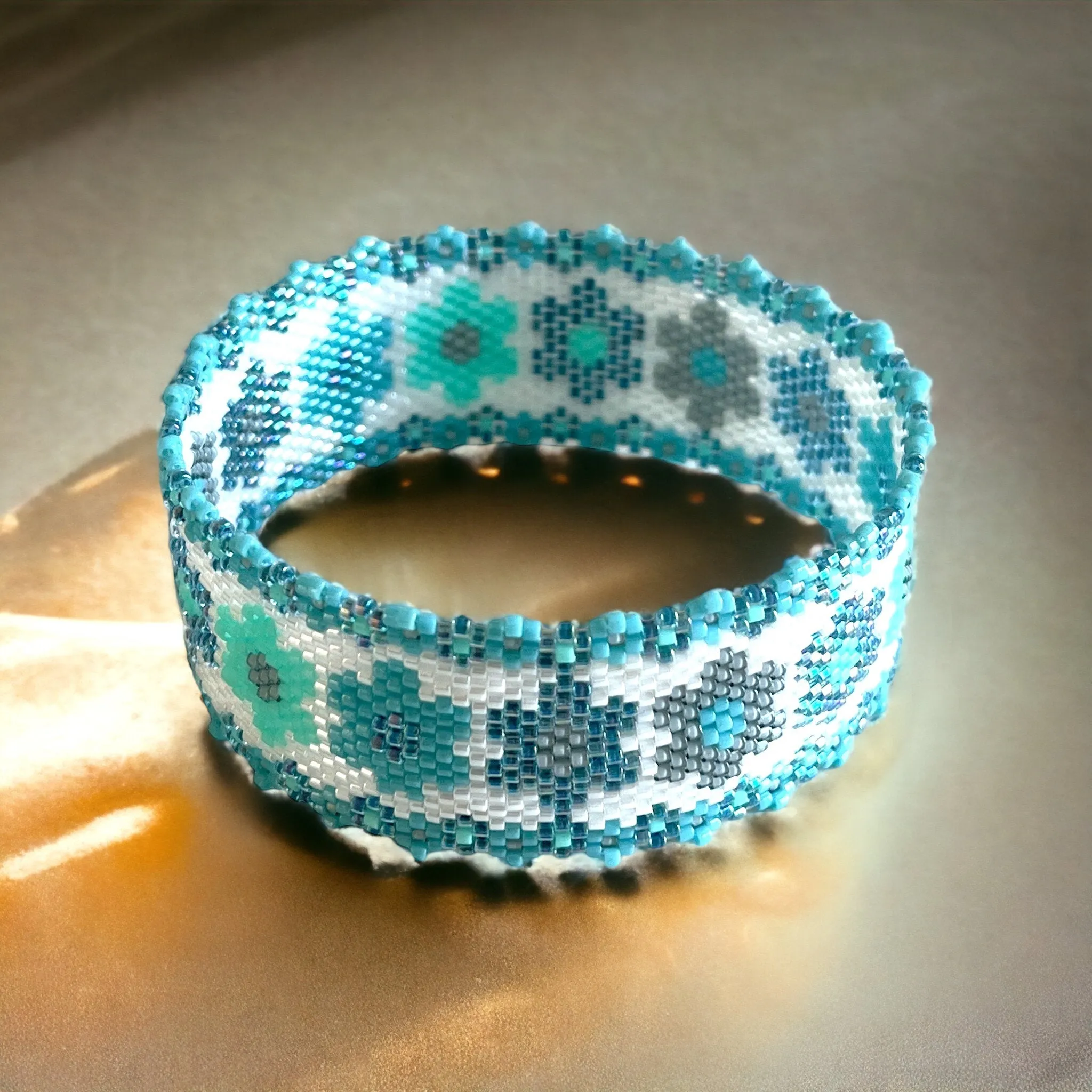 DIY Vertical Peyote Pattern - Bracelet ARABIS-2