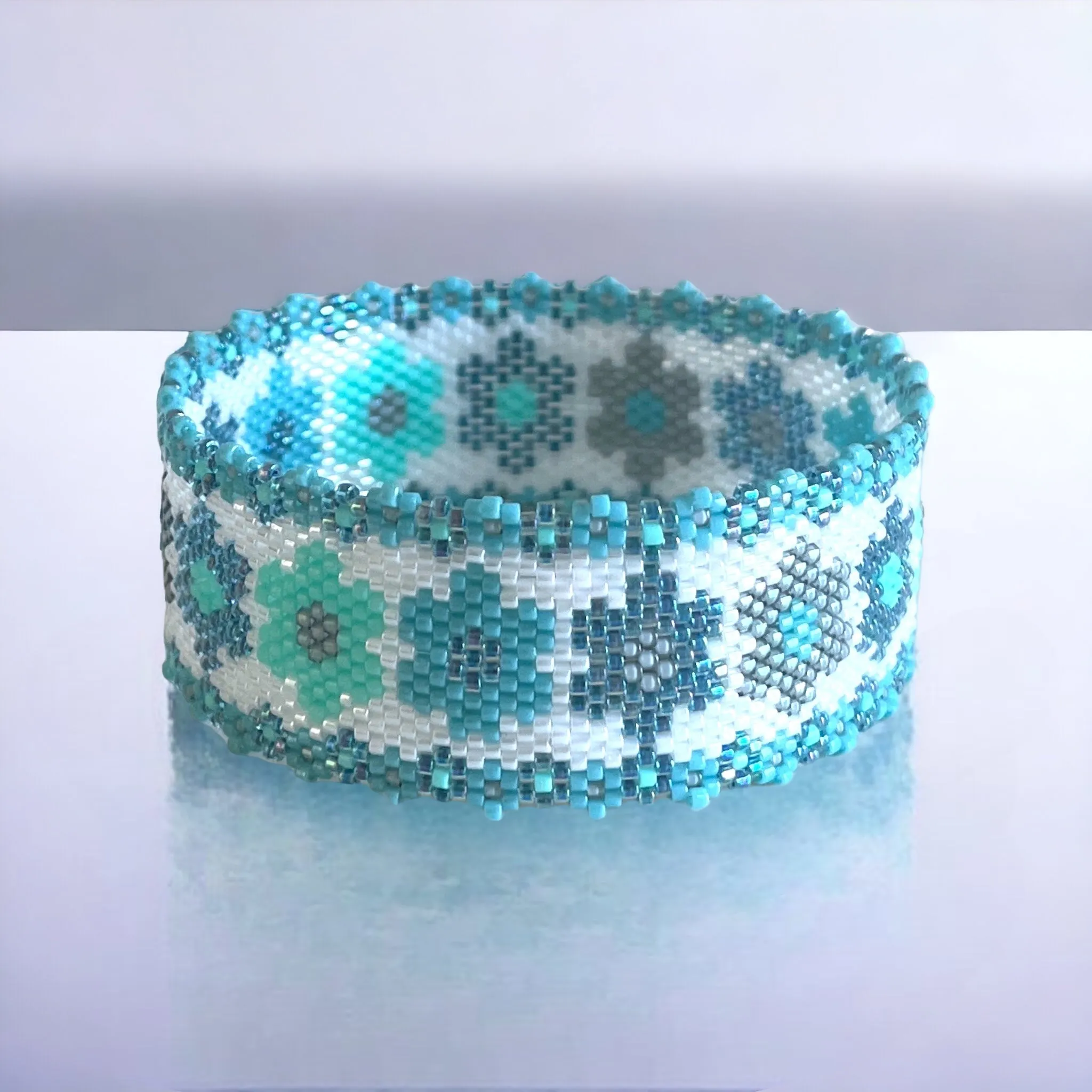 DIY Vertical Peyote Pattern - Bracelet ARABIS-2