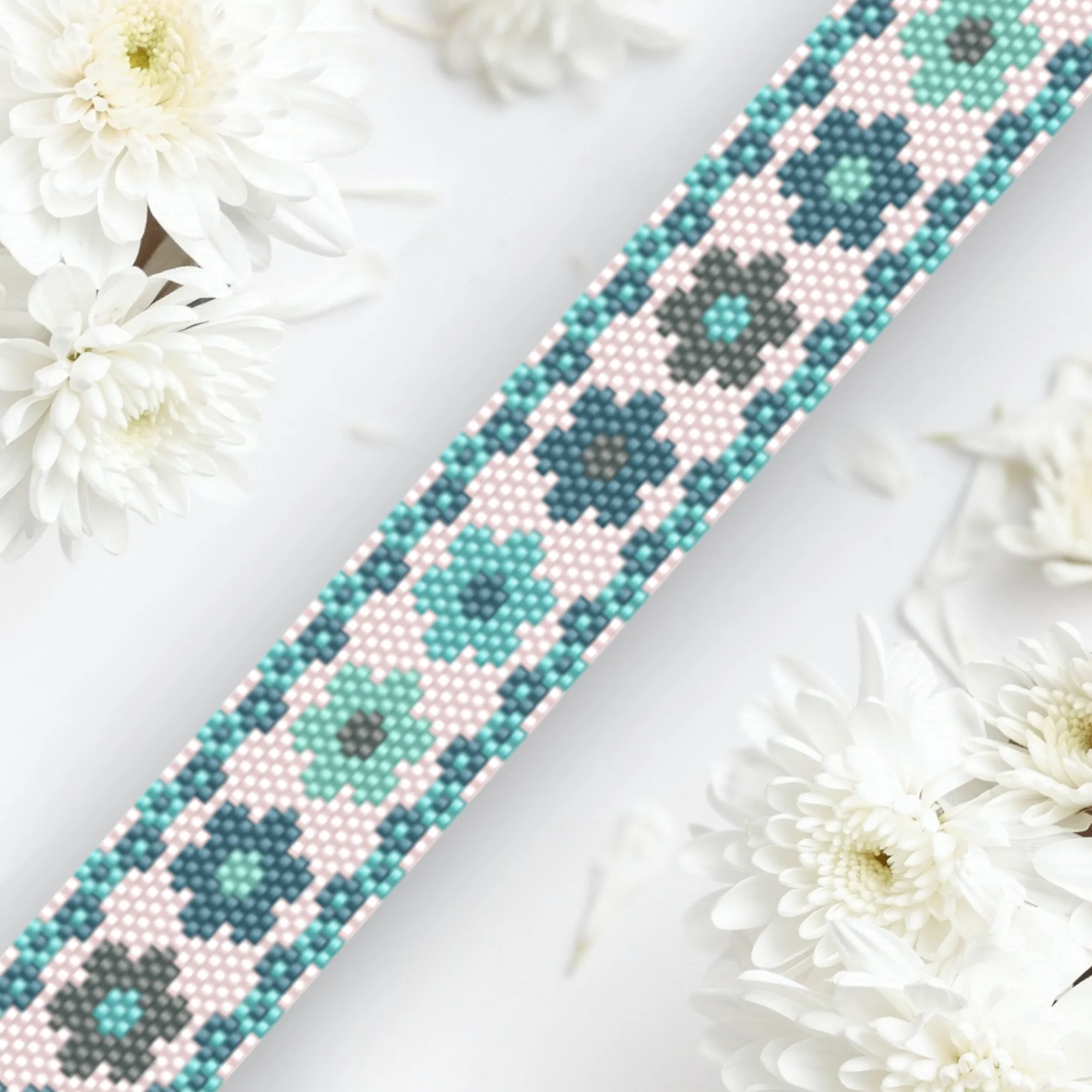 DIY Vertical Peyote Pattern - Bracelet ARABIS-2