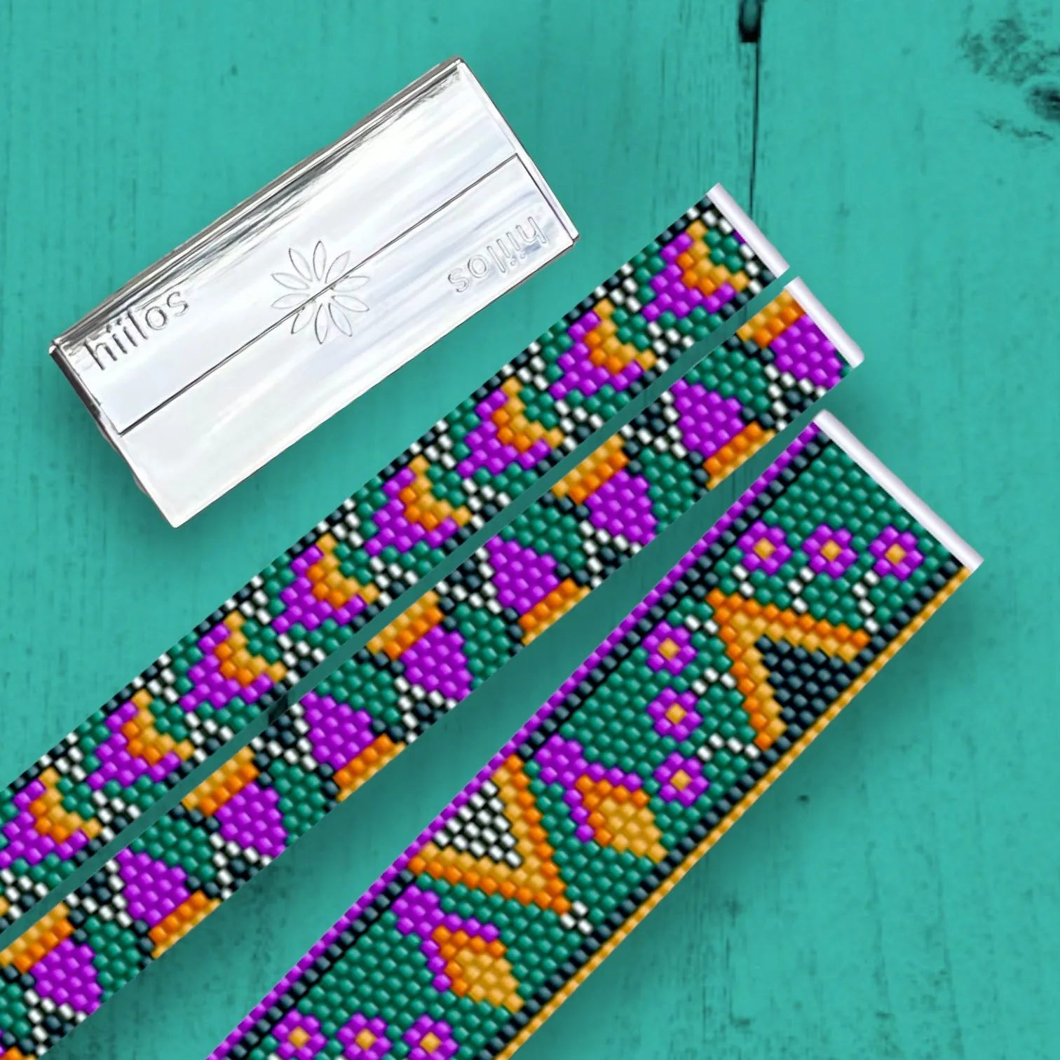 DIY Vertical Peyote Pattern - Bracelet BRINDISI