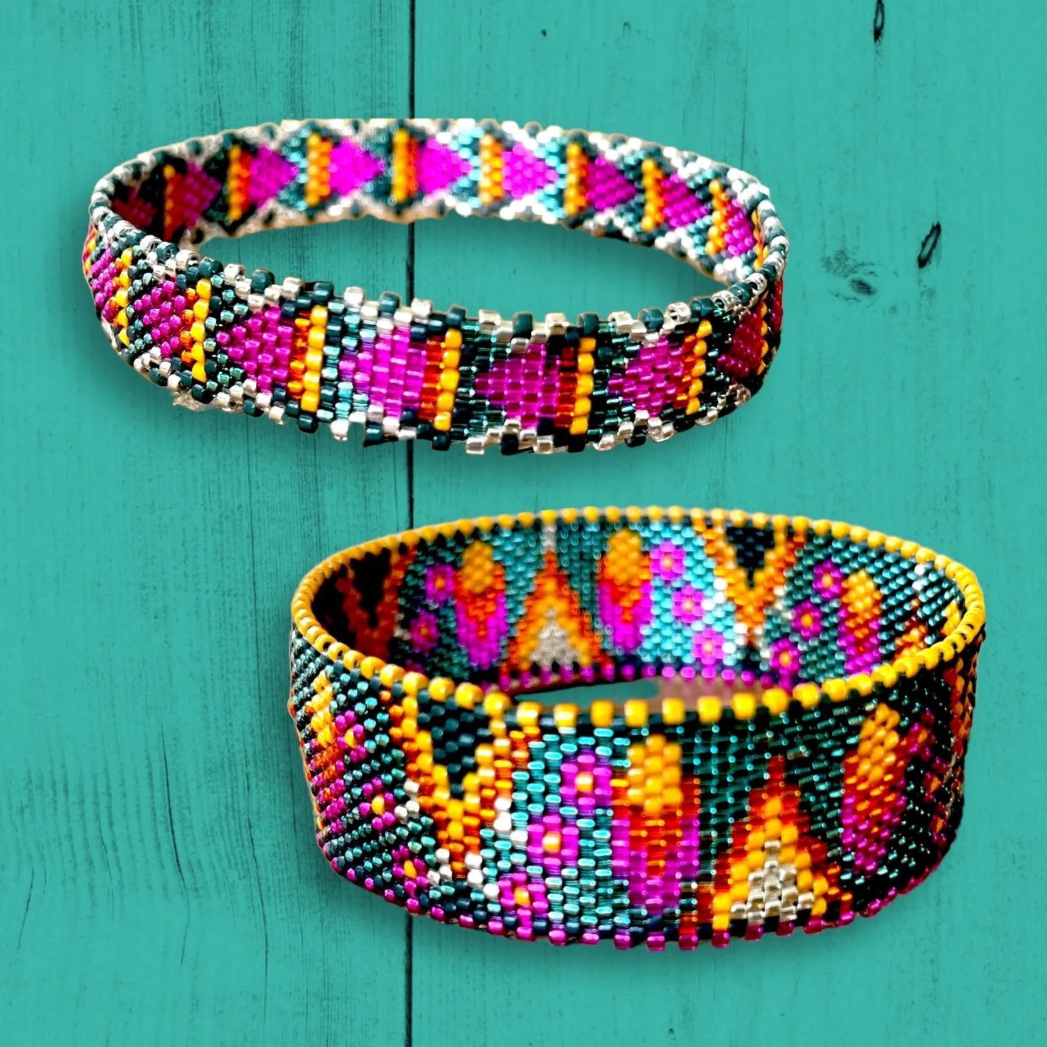 DIY Vertical Peyote Pattern - Bracelet BRINDISI