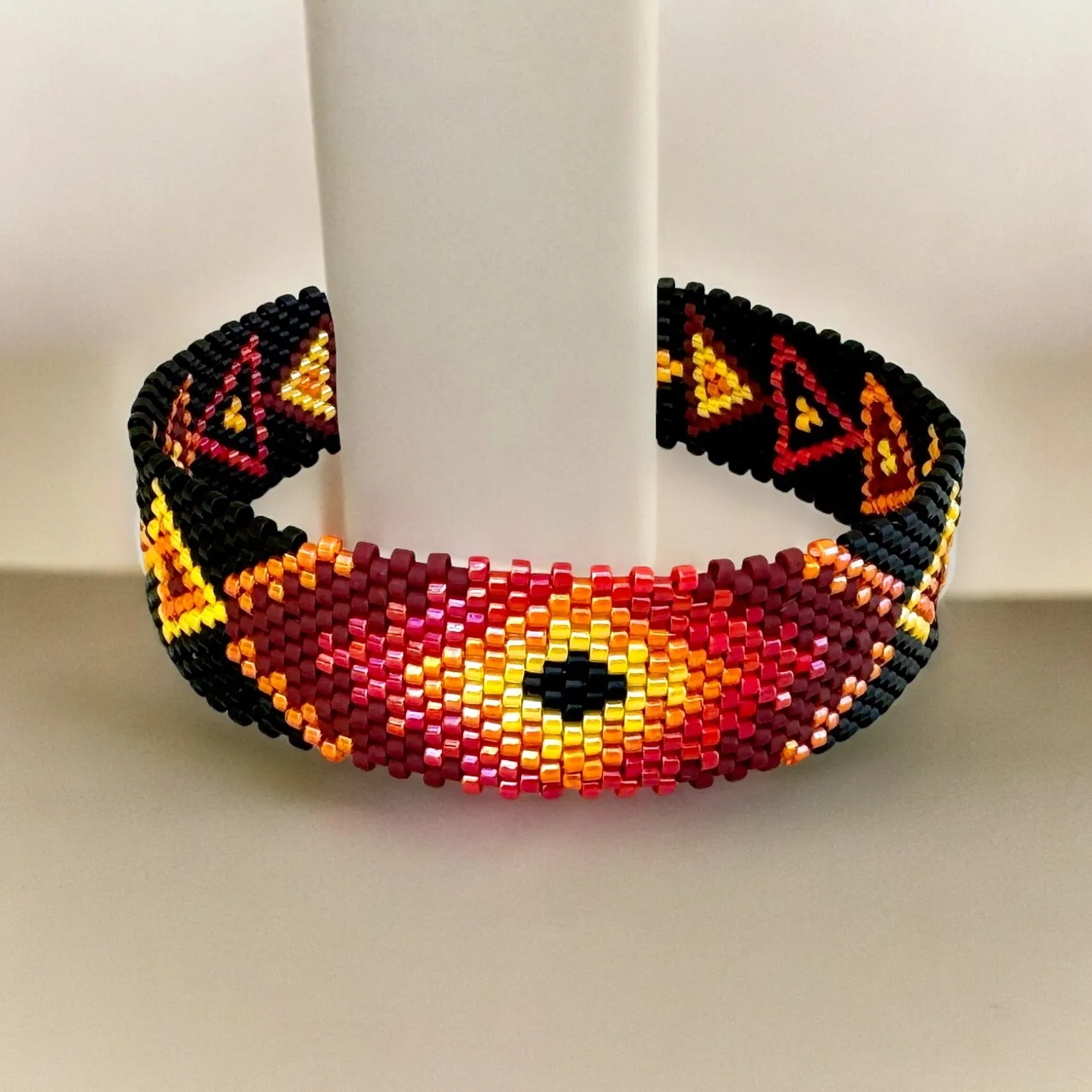DIY Vertical Peyote Pattern - Bracelet DANNY LOSANGE
