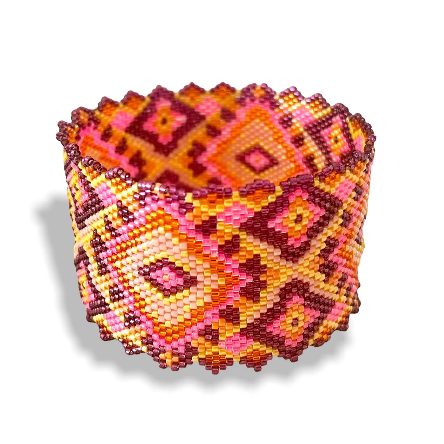 DIY Vertical Peyote Pattern - Bracelet FLO