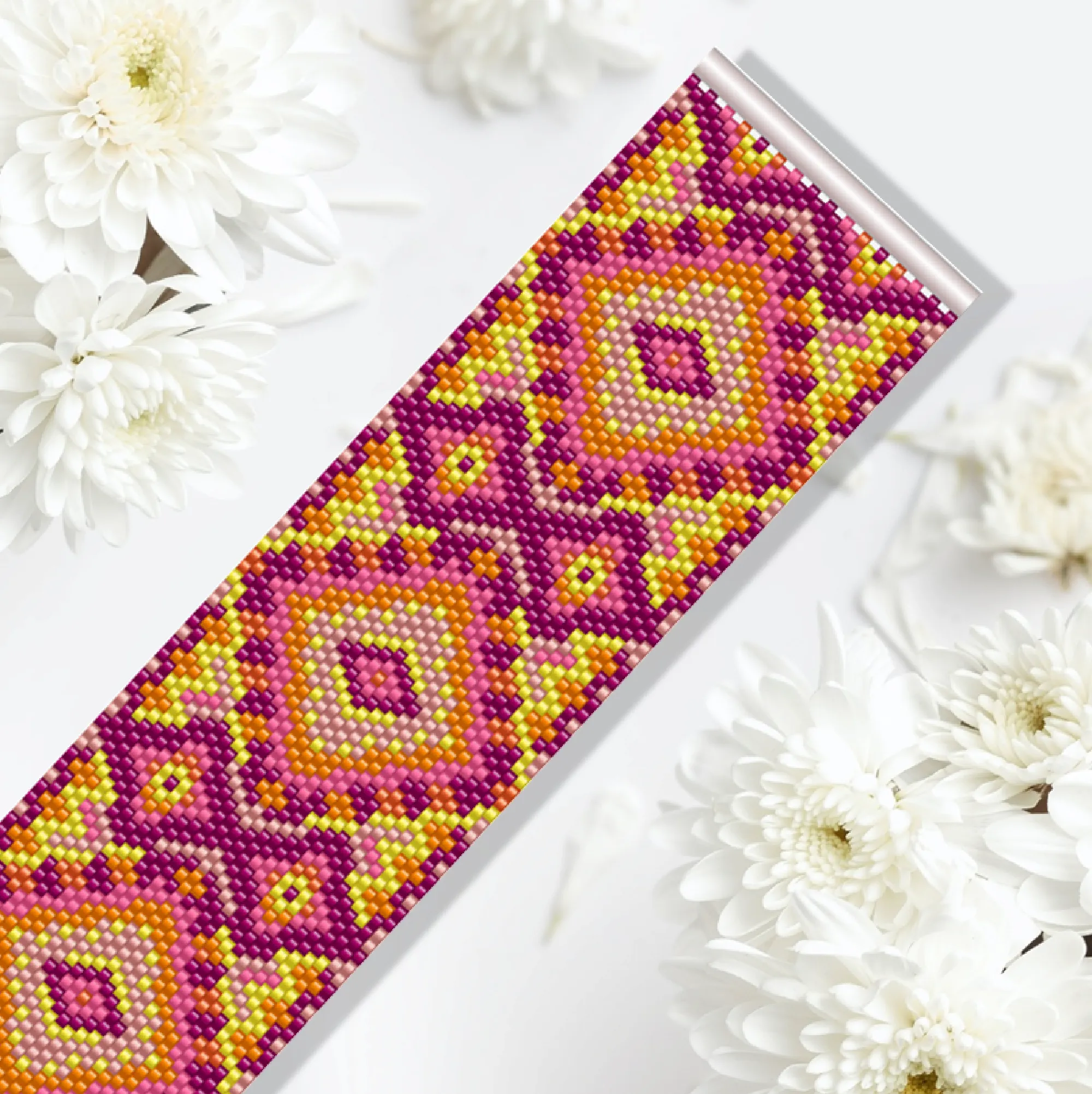 DIY Vertical Peyote Pattern - Bracelet FLO