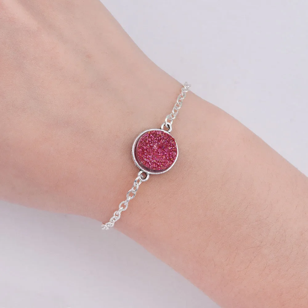 Druzy Pendant Bracelets
