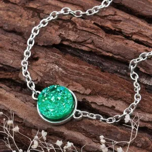 Druzy Pendant Bracelets